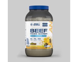 Beef Mass Gainer Pineapple Millions – 3.13 kg – Applied Nutrition – Hoogwaardige Spiermassa Gainer – 42g Eiwit per Portie – Lactosevrij - Weight Gainer