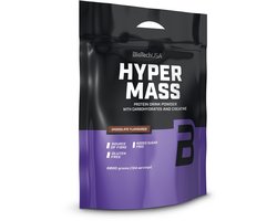 BioTechUSA Hyper Mass - Mass Gainer met Koolhydraten & Eiwitmengsel | Gemicroniseerde Creatine | Glutenvrij, 1 kg, Chocolade