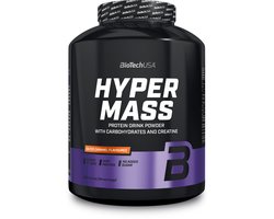 BioTechUSA Hyper Mass - Mass Gainer met Koolhydraten & Eiwitmengsel | Gemicroniseerde Creatine | Glutenvrij, 4 kg, Gezouten karamel