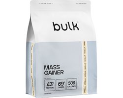 Bulk Mass Gainer (2500g) Vanilla - Gewichtstoename - Zonder Creatine