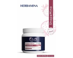Herbamina Shapemina Dieet Vervangende Voeding voor Lichaamsgewichtcontrole 26 Vitaminen & Mineralen / 18 Aminozuren- Aardbeiensmaak 510 gr