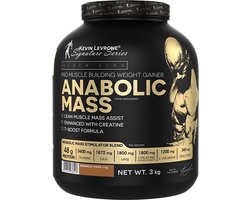 Kevin Levrone - Anabolic Mass - Mass Gainer met Creatine, DAA, Taurine, Fenugreek - Weight Gainer - 3000g - Snikers