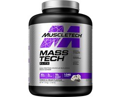 Muscletech Mass Tech - Weight Gainer / Mass Gainer - Cookies & Cream - 3200 gram (14 shakes)