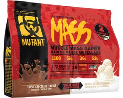 Mutant Mass Dual Chamber Bag - 2720 g - Triple Choco / Vanilla Ice
