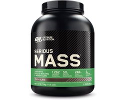 Optimum Nutrition Serious Mass - Chocolate - Mass Gainer - Weight Gainer - 2670 gram (8 servings)