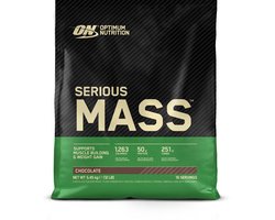 Optimum Nutrition Serious Mass - Chocolate - Mass Gainer - Weight Gainer - 5455 gram (16 servings)