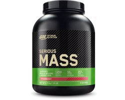 Optimum Nutrition Serious Mass - Weight Gainer / Mass Gainer - Aardbei - 2724 gram (8 shakes)