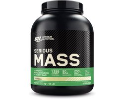 Optimum Nutrition Serious Mass - Vanilla - Mass Gainer - Weight Gainer - 2670 gram (8 servings)