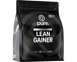 Pure. Lean Gainer - Chocolade - 1500g - mass gainer - eiwitten en koolhydraten - BCAA & protein