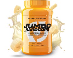Scitec Nutrition® - Jumbo Hardcore (1530 gram - Banana/Yogurt) - Banaan/Yoghurt - 10 eiwitshakes - weight gainer - mass gainer - proteine poeder - protein powder - gewichtstoename - spiermassa vergroten