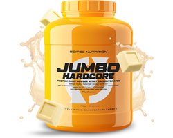 Scitec Nutrition® - Jumbo Hardcore (3060 gram - Brittle White Chocolate) - Witte chocolade - 20 eiwitshakes - weight gainer - mass gainer - proteine poeder - protein powder - gewichtstoename - spiermassa vergroten