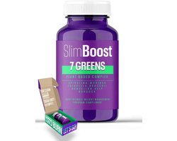 Slim Boots Keto Burn 7 Greens Plantaardig Complex - Spirulina - Moringa - Chlorella - Broccoli - Paardenbloem - Kelp & Klis - Keto-Vriendelijk aanvulling op een gewichtsbeheersingsprogramma - Vetverbranding - Verzadigingsgevoel - 30 Capsules