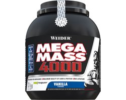 Weider Mega Mass 4000 (3000g) Strawberry - Gewichtstoename - Met Creatine