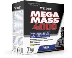 Weider - Mega Mass 4000 - 7000 Gram - Weightgainer - Aardbei