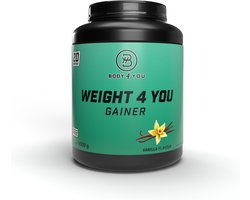 Weight Gainer Poeder Vanille 3KG – Voor Spiermassa & Kracht – Body4You