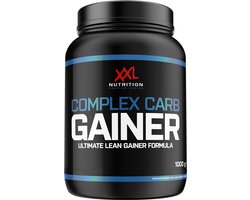 XXL Nutrition - Complex Carb Gainer - Maaltijdvervanger, Weight Gainer, Mass Gainer, Shake Spiergroei & Herstel - Diverse Smaken - Aardbei - 1000 Gram (10 - 20 shakes)