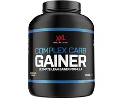 XXL Nutrition - Complex Carb Gainer - Maaltijdvervanger, Weight Gainer, Mass Gainer, Shake Spiergroei & Herstel - Diverse Smaken - Vanille - 2500 Gram (25 - 50 shakes)