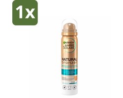 1 x Garnier - Ambre Solaire - Body Mist - Natural Bronzer - 150 ml - Natuurlijke Bruining - Zelfbruinende Mist - Lichaam Teint - Gezicht Teint - Abrikozenpitolie