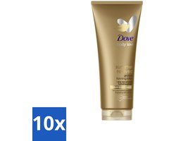 10 x Dove Body Love Zelfbruinende Bodylotion - Summer Revived - Medium-Dark - 200 ml - Zelfbruinende Bodylotion - Zomerse Tint - Huidverzorging - Natuurlijke Huidtint - Stralende Huid