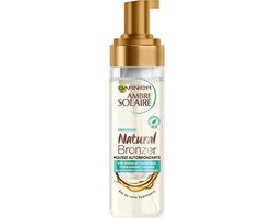 6x Garnier Ambre Solaire Self Tan Mousse Zelfbruiner voor Gezicht en Lichaam 200 ml