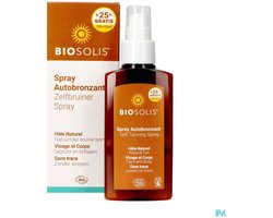 Biosolis Zelfbruiner Spray - Autobronzat - Gezicht & Lichaam 100ml