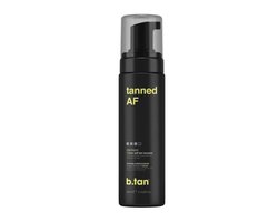 B.TAN Tanned AF zelfbruiningsmousse - Donkerste 1 uur bruining - 200 ml