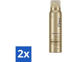 Dove DermaSpa - Zelfbruiner - Tanning Mousse - Medium-Dark - 150 ml - Voordeelverpakking - 2 stuks