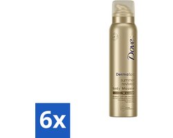 Dove DermaSpa - Zelfbruiner - Tanning Mousse - Medium-Dark - 150 ml - Voordeelverpakking - 6 stuks