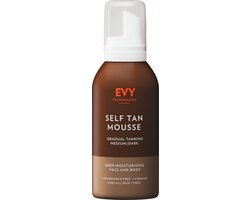 EVY Zelfbruinende Mousse Medium/Donker – Diepe Gouden Tint zonder UV-straling – Vegan – 150ml