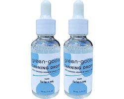 green-goose® Organic Tanning Drops - Dark - 2x30ml - Zelfbruinende Druppels - 100% Biologisch, Natuurlijk & Diervriendelijk - Organic, Vegan & Cruelty Free