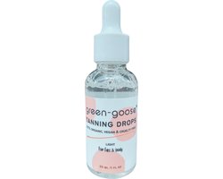 green-goose® Organic Tanning Drops - Light - 30ml - Zelfbruinende Druppels - 100% Biologisch, Natuurlijk & Diervriendelijk - Organic, Vegan & Cruelty Free