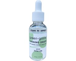 green-goose® Organic Tanning Drops - Medium - 30ml - Zelfbruinende Druppels - 100% Biologisch, Natuurlijk & Diervriendelijk - Organic, Vegan & Cruelty Free