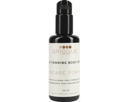 GRISQUE Self-Tan Body Serum - Zelfbruiner voor mannen - Skincare for men - Waterbestendig - Bruine huid voor 7 dagen - 120ml