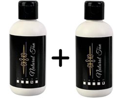 Natural Tan - Spray tan vloeistof 14% + Fast Tan - 200ml - zelfbruiner