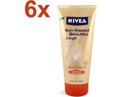 NIVEA - Sun-Kissed - Beautiful Legs - Zelfbruiner - 6x 200ml - Voordeelverpakking