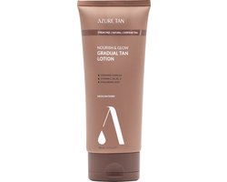 Nourish & Glow Gradual Tanning Lotion MEDIUM TO DARK 200ml, Azure Tan