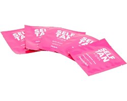 Self Tan Wipes - Roze - Zelfbruiner doekjes - Bruin zonder zon - Set van 5 doekjes - Geschikt voor het hele lichaam
