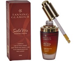 SolaVita Zelfbruiner Drops | Egaliserend, Natuurlijk Bruin | Voor Gezicht | 30 ml