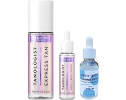 Tanologist Tanning Pakket - Tanning Water - Tanning Drops - Dark - 3-delig - duurzaam - vegan - natuurlijke bruiner