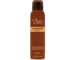 That'so Zelfbruiner Self Tan voor lichaam en gezicht - Glam Body Mousse Dark - Direct een sunkissed bruine kleur - 150ml - thatso.nl