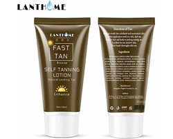 Zelfbruiner lichaam en gezicht-self tanning-bronzer natuurlijk bruin-50 ml-