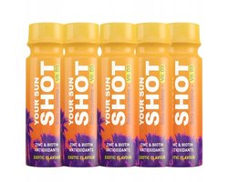 5x 80ml - Your Sun SHOT - Exotic - Sunshot - Tanshot - Gezondheidsdrank