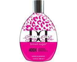 Brown Sugar Double Dark Sexy Side - zonnebankcreme - 400 x bronzers - 400 ml