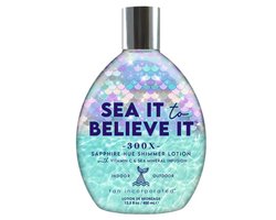Brown Sugar Sea It to Believe It Zonnebankcreme - 300X Bronzers Shimmer Lotion - Indoor en Outdoor