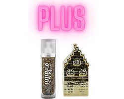 Devoted Creations Black Crown 210 ml PLUS Gouden Spaarpot Huis 13 cm !