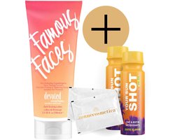 Devoted Creations - Famous Faces + 2 Your Sun Shots + 2 Verfrissingsdoekjes