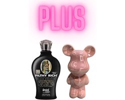 Devoted Creations Filthy Rich 360 ml PLUS Beeld Beer Roze 18 cm !
