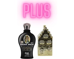 Devoted Creations Filthy Rich 360 ml PLUS Gouden Spaarpot Huis 13 cm !