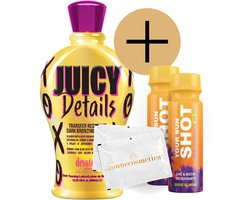 Devoted Creations - Juicy Details + 2 Your Sun Shots + 2 Verfrissingsdoekjes