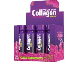 Your Sun SHOT - Collagenshot - Mango/Peach - Sunshot - Tanshot - Gezondheidsdrank - doos 12x 80ml